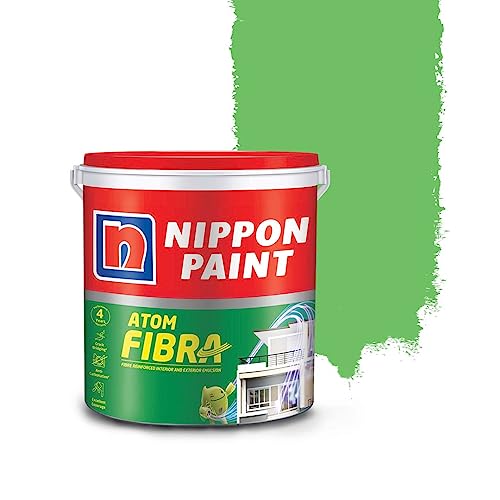 Image of Nippon Paint Atom Fibra 2 in 1 Interior & Exterior Emulsion (Kiwi, 20 L)