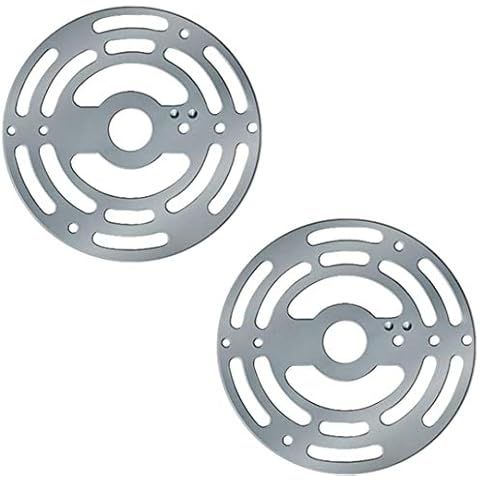 RddenIy Ceiling Light Fixture Mounting Bracket with 4 Inches Diameter Universal Light Crossbar, Steel Crossbar Plate for Mount Wall Light, Close to Ceiling Light, Chandelier - Pack of 2 Cover