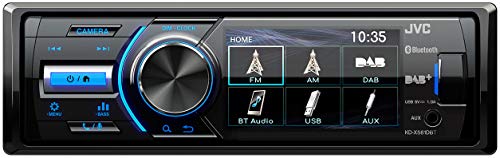 JVC KD-X561DBT USB-Autoradio mit DAB+, Bluetooth und 3 TFT-Farbdisplay (Rückfahrkameraeingang, AUX-Eingang, MP3, WMA, FLAC, DSP, 4 x 45 Watt)