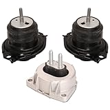 JAVOUKA 3 PCS Engine Motor & Transmission Mounts Set, Compatible with Jeep Grand Cherokee 3.6L 5.7L RWD 2011-2019# OE 3280/A5611/EM-4168/3297/A5488/EM-4172