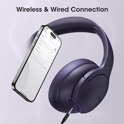 Image of DOQAUS Bluetooth Headphones Over Ear, Headphones Wireless with 90H Playtime