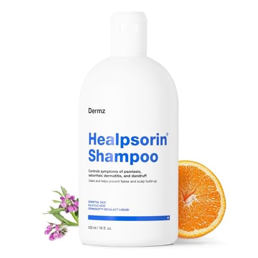 Champú Terapéutico 500ml Tratamiento Para Psoriasis Capilar, Eccemas, Descamación y Picazón del Cuero Cabelludo, Combate el Exceso de Grasa - Healpsorin