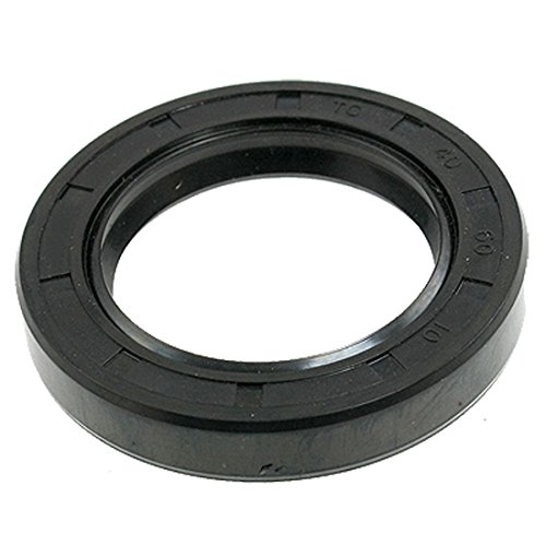 uxcell Metric Rotary Shaft Oil Seal 40x60x10mm TC Double Lips Rubber, Black