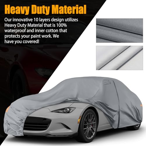 Funda para Mazda Miata que soluciona la humedad y protege de la lona de invierno 2