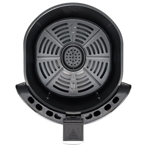 Daewoo Healthy Living SDA1553 Familie 3.6L Olievrije 1400W Fast Frituren Friteuse met Snelle Luchtstroom Circulatie, -Zwart, Zilver - Afbeelding 5