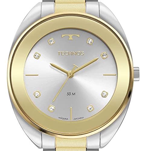 Relógio Technos, Pulseira de Aço Inoxidável, Feminino Metálico 2035MTS/1K