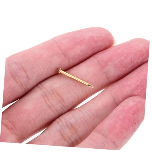 Clavos de cabeza redonda de cobre 1.2x15mm paquete de 100 para bisagras de muebles miniatura 7
