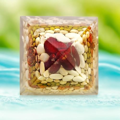 Image of Annapurna Crystal Pyramid | 3 Inch | Feng Shui & Vastu Correction | Crystal Pyramid for Wealth, Meditation, Health, Good Luck | Home & Office Decor | Gift