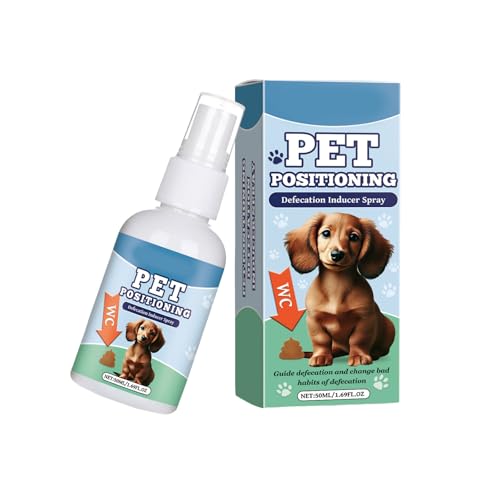 Aerosoles de entrenamiento para orinal de perros de 50 ml, inductor de defecación para lugares de baño, incidentes de orina para entrenamiento de perros en interiores