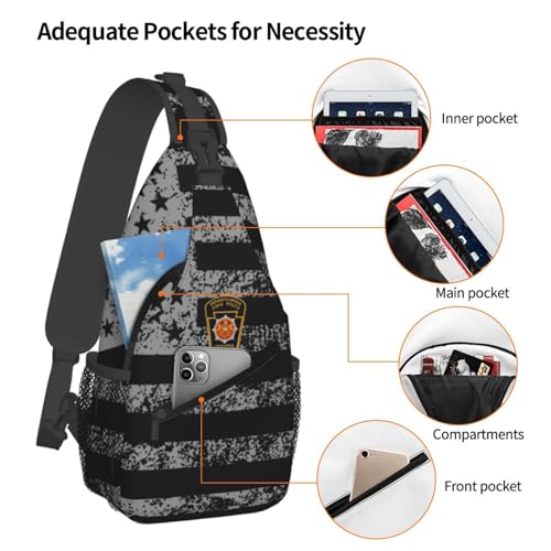 Bolso cruzado resistente al agua para hombre pequeño miniatura 4