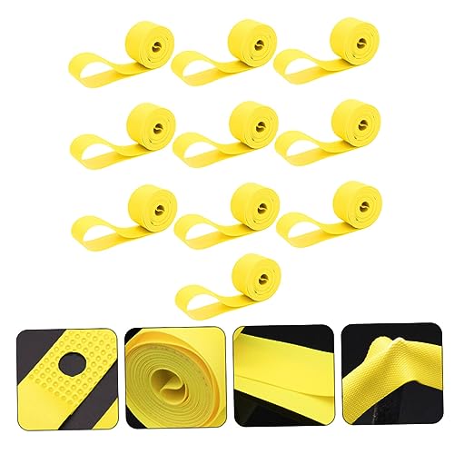 POPETPOP 10 unidades de cintas protectoras para llantas de bicicleta, protectores de cámara de aire de PVC, antipinchazos para bicicletas de carretera y montaña miniatura 3