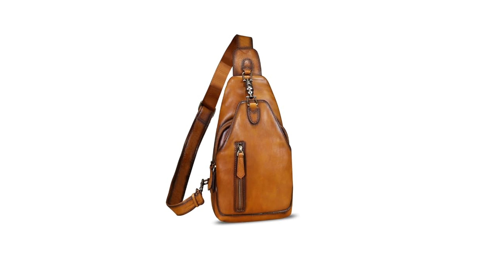 Amazon.com | Genuine Leather Sling Bag Crossbody Purse