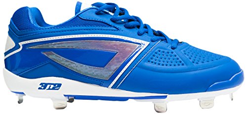 3N2 Women's Dom-N-8 Metal Cleat, Royal, Size 6.5, Blue