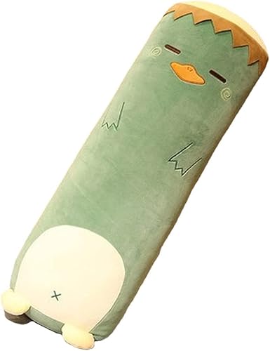 MUPI Lindas almohadas corporales largas de felpa para dormir, almohadas grandes para cama, almohada corporal en forma de animal, almohada novio,