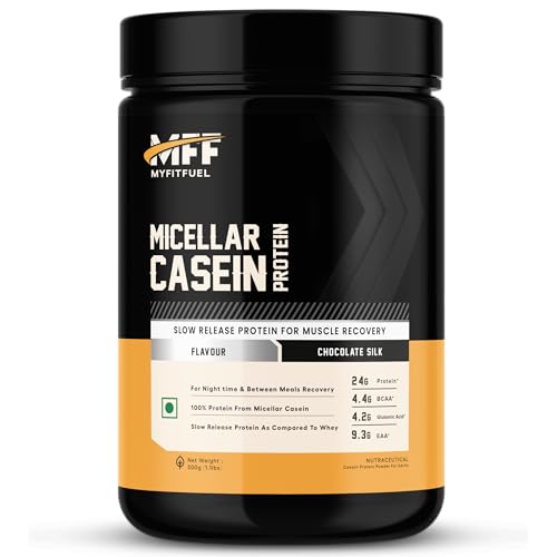 Image of MyFitFuel MFF Micellar Casein, 500 gm (1.1 lbs) Chocolate Silk