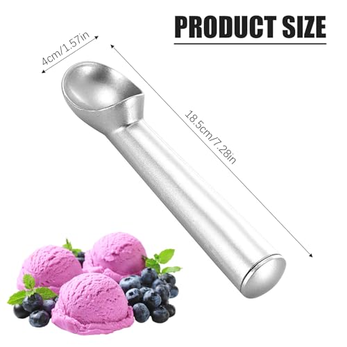 Aluminum Ice Cream Scoop – Non-Stick Coating for Easy Release & Cleanup – Durable, Lightweight, Perfect for Frozen Desserts - Image 3