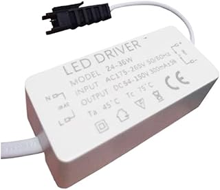 8-24W Ceiling lamp Driving Power Supply Non-Isolated Power Supply led Constant Current Power Supply (Size : 12 36W White Shell with Safety regulations)