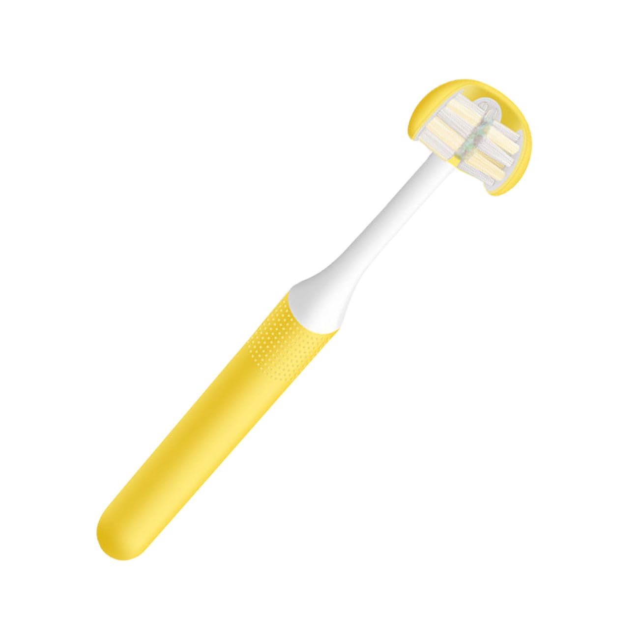 Spazzolino Adulto con Setole Morbide Ergonomico per Pulizia Completa di Denti e Gengive Manico Curvato Antiscivolo per Utilizzo Manuale Quotidiano