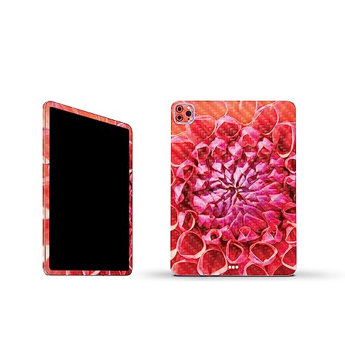 Image of MightySkins Carbon Fiber Skin Compatible with Apple iPad Pro 11 inch M2 4th Gen (2022) Full Wrap Kit - Mum Closeup | Protective, Durable Textured Carbon Fiber Finish | Easy to Apply | Made in The USA
