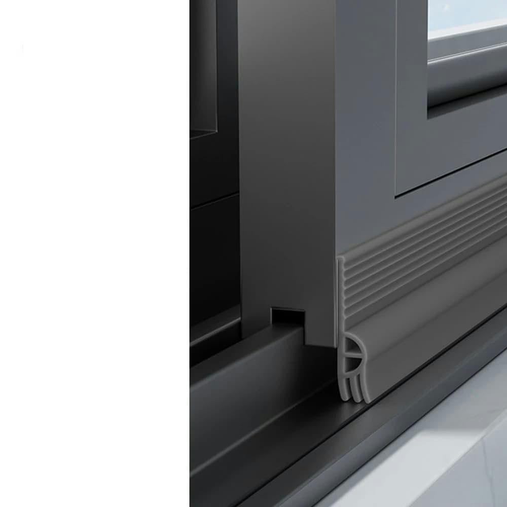 Bande d'étanchéité TPE auto-adhésive triple isolation phonique coupe-vent anti-froid 2M gris