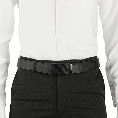 Image of Lavemi Men's Real Leather Ratchet Dress Casual Belt, Cut to Exact Fit,Elegant Gift Box