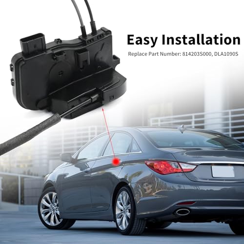 Image of Hoypeyfiy 814203S000 Rear Right Door Latch Lock Actuator Replacement for Hyundai Sonata 2011 2012 2013 2014 2015 Replace DLA1090S