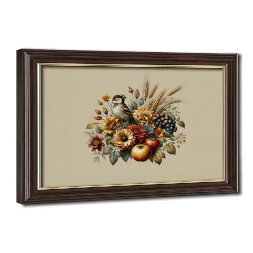 Poster sur toile Quatre saisons 40x61 cm pour décoration de chambre moderne