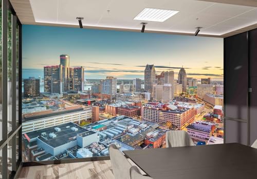 Tzxztt Vista Del Horizonte Papel Pintado 3D Póster Restaurante Dormitorio Salón Sofá TV Pared Decorativa-400cm×280cm