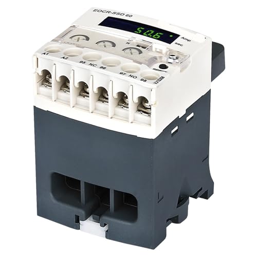 Relé de sobrecarga electrónico EOCR-SSD protector térmico motor eléctrico 10-120A 6