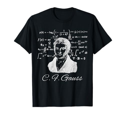 Gauss Math Equation Nerd T-shirt T-Shirt