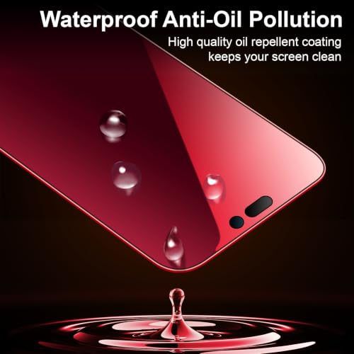 Image of Mothca Red Orange Privacy Screen Protector for iPhone 17 Pro Max /16 Pro Max
