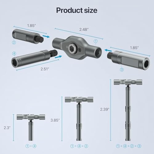 Image of DYLIFE 24 in 1 Magnetic Screwdriver Set, DIY Ratchet Mini Removable Self-Assembly Precision Screwdriver Tool Kit, Magnetic DIY Precision Tool Kit with Variety Head Styles for PC /Mobile /Watch /Bicycle