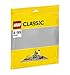 LEGO Classic 10701 La Plaque de Base Grise, Jeu de Construction pour Les Enfants d'âge préscolaire 4+
