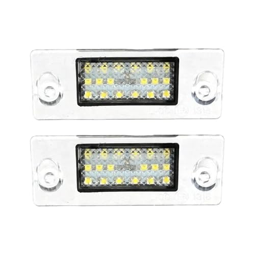Luz LED para matrícula plafón de placa trasera para coche Audi A3 S3 8L y A4 B5