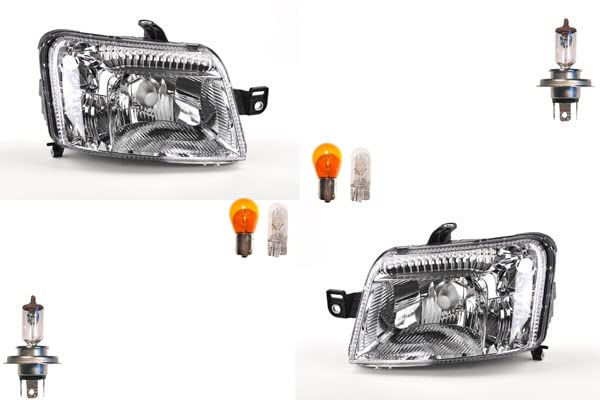 Johns, Convient pour les phares Fiat Panda (169) 08/09- + feux de circulation - Kit gauche, droite