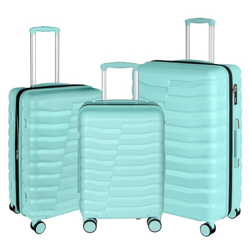 WireHot Lightweight Luggage Spinner Wheels & YKK Zipper,