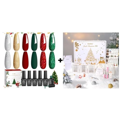 Beetles Gel Nail Polish Set - Christmas Holly Berries 6