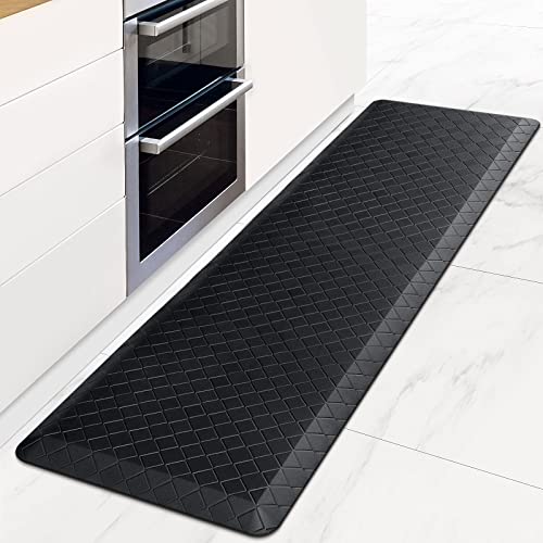 Image of HappyTrends Kitchen Floor Mat - 4 /5 Inch Thick Anti-Fatigue Kitchen Rug,Waterproof Non-Slip Kitchen Mats and Rugs Heavy Duty Ergonomic Comfort Rug for Kitchen,Office,Sink