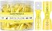 160PCS Yellow Heat Shrink Spade Connectors-Haisstronica Spade Wire Connectors-Spade terminlas Male&Female Quick Disconnect Connectors(12-10)
