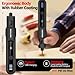 Cordless Rotary Tool, 3.7V Rotary Tool Kit with 70 Accessories, 5-Speed & Type-C Charging Power Rotary Tool with LED Ring Work Light for Engraving, Sanding, Polishing, Cutting, Drilling, DIY (Black) gallery 2