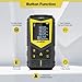 Laser Measure, OLUFEY 165ft Laser Distance Meter with 2 Bubble Levels, Black LCD Display and Pythagorean Mode, Measure Distance, Area and Volume