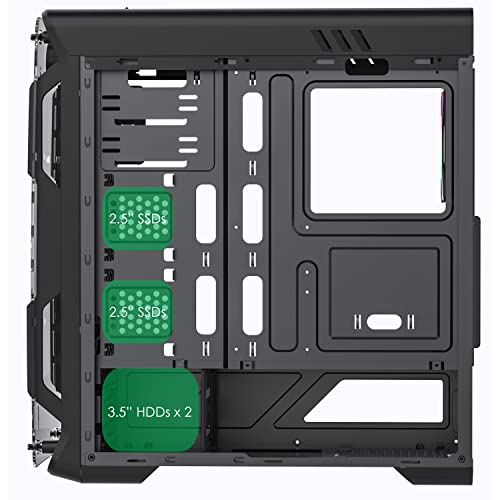 GameMax Optical G510 Nero Case ATX per PC Gaming