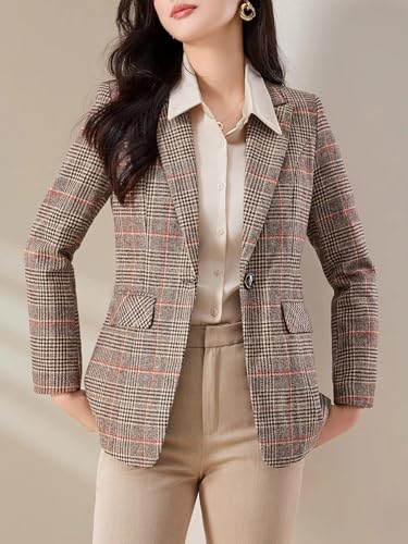 Blazer de trajet professionnel pour femme veste de bureau slim