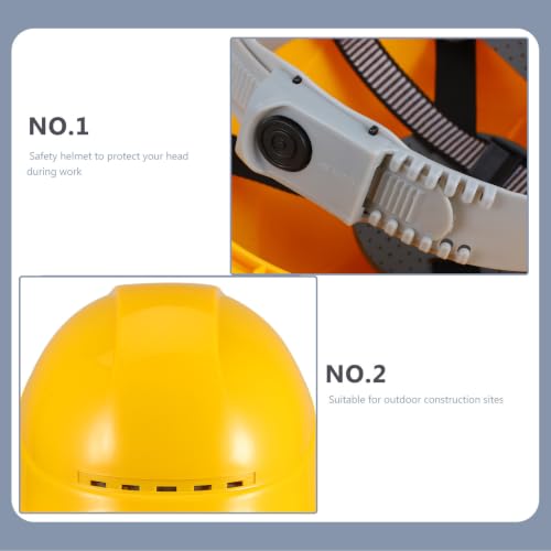 Casco de construcción rojo transpirable Alipis para trabajos eléctricos 3