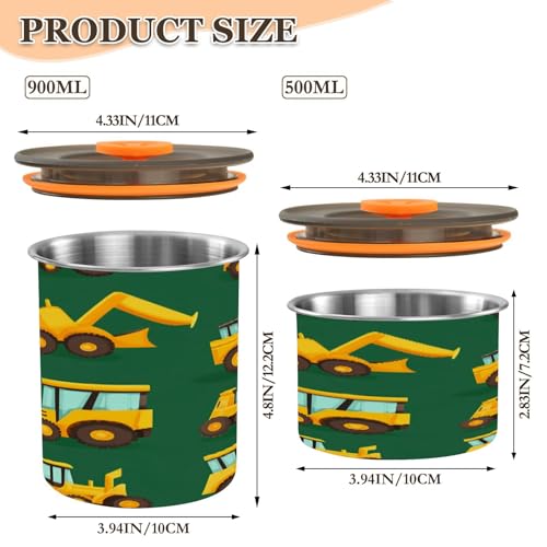Envase hermético para café KEEPREAL 500ml acero inox miniatura 2