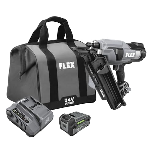 FLEX 24V Brushless Framing Nailer Kit (FX4351B-1C)