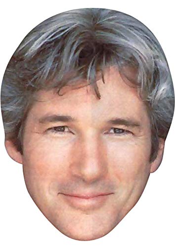 FoxyPrinting richard-gere 2018 Celebrity Cardboard Party Face Mask Fancy Dress