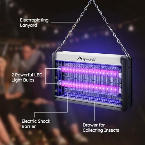 Image of Mosquito Killer Lamp Electric Mosquito Jali Mosquito Zapper Insect Fly Killer Machine for Fly Catcher for Home, Hotels & Offices Insect Control for Easy use Home MR-08