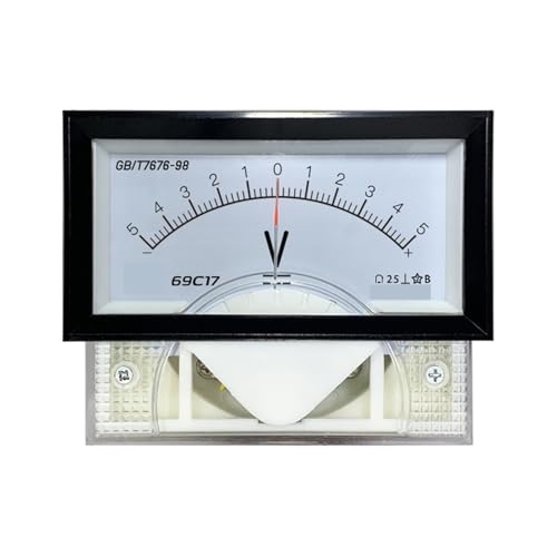Voltmètre positif et négatif 400V indicateur analogique bidirectionnel
