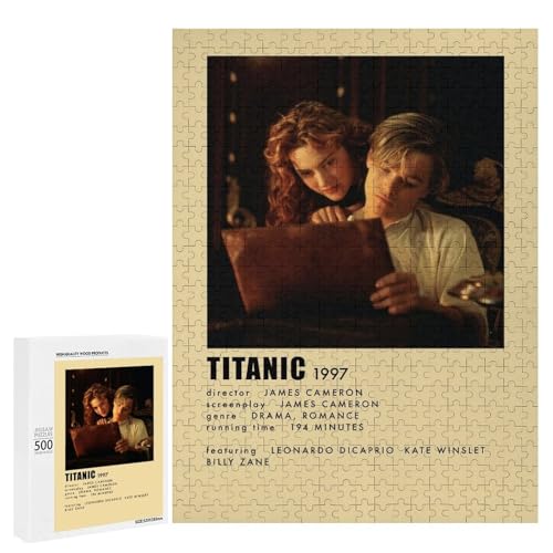 Titanic タイタニック 映画21 ジグソーパズル 部屋の飾り 木制パズル ストレス解消 周辺 グッズ 大人 子供 初心者向け おもちゃ パズル 娯楽 壁掛け 集中力トレーニング 装飾用品 誕生日 ギフト 500 PCS